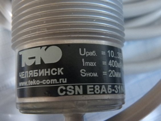 Выключатель емкостной теко csn e8a5-31n-20-LZ 3-х проводной -15С...+105С 10...30В DC Imax=400mA