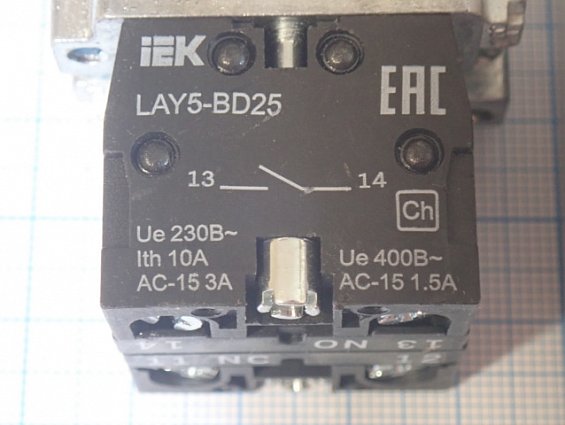 Переключатель iek LAY5-BD25 BSW60-BD-2-K02