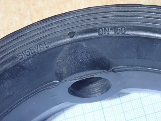 Седло манжета SIGEVAL Гранвэл dn150 Ду150 Ф150 НОВЫЙ ДИЗАЙН резиновое уплотнение epdm