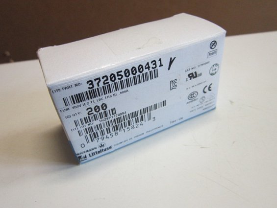 Предохранитель 37205000431 FUSE t500mA 0.500A 250V tr5 медленносрабатывающий миниатюрный