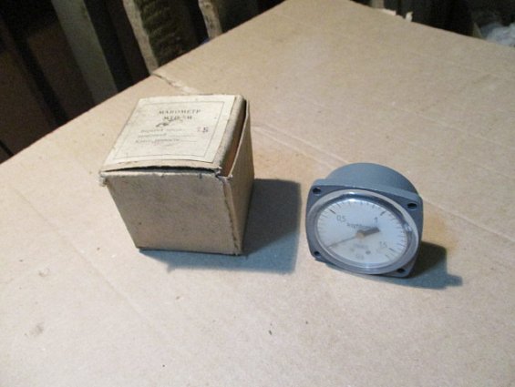 Манометр МТП-3М Ф60мм шкала 0-1.5кгс/см2 ТУ-25-02-72-75 1976г.в производитель ПТО Теплоконтроль
