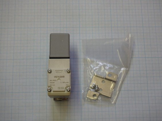 Клапан SMC VX214JGAXB G1/4 VACUUM 0.1MPa.abs ORIFICE 3mm 24VDC 4.5W нержавеющая сталь 2/2-ходовой пр