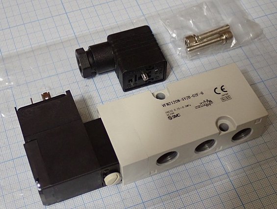 Пневмораспределитель SMC VFN2120N-5YZB-02F-Q DC24V