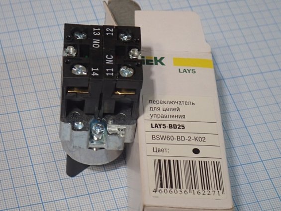 Переключатель iek LAY5-BD25 BSW60-BD-2-K02