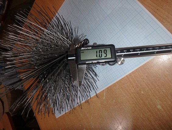 Щетка-ерш стальной Д195х110х180х4.0х1.00мм D195х110х180х4.0х1.00mm диаметр-Ф195мм