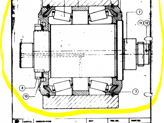Ролик в сборе CPM-7930-8 8923524 RA-149 ROLLER ASSEMBLY гранулятора сухого жома CPM-7930-8