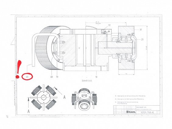 СКРЕБОК НАРУЖНЫЙ KAHL K3120-4106 0060 AUSSENRAEUMER пресса гранулятора сухого жома