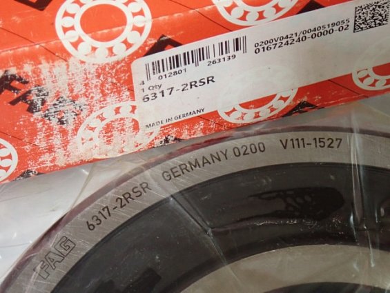 Подшипник FAG 6317-2RSR MADE IN GERMANY