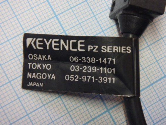 Датчик фотоэлектрический keyence PZ-51L комплект состоящий из приемника PZ-51LR и излучателя PZ-51LT