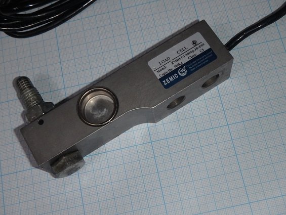 Тензодатчик zemic load cell Model: bm8h-c3-500kg-3b-d05 Capacity: 500kg Clacc: C3