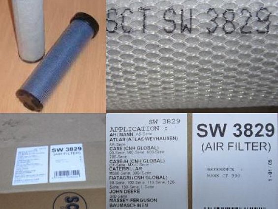 Фильтр воздушный AIR FILTER SW 3829 SCT CF990 MANN-FILTER GERMANY ГЕРМАНИЯ