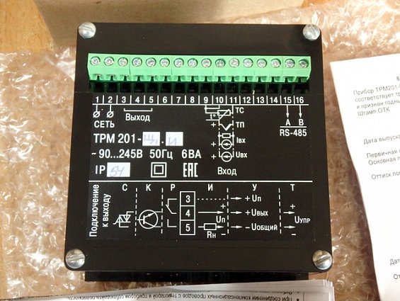 Измеритель-регулятор микропроцессорный ОВЕН ТРМ201-Щ1.И [М03] RS-485 класс точности 0.25