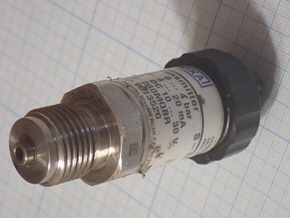 Датчик давления WIKA S-10 0-4bar G1/2b БЫВШИЙ В УПОТРЕБЛЕНИИ ТЕХНИЧЕСКИ ИСПРАВЕН