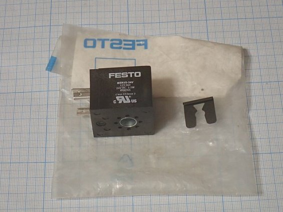 Катушка соленоид FESTO MSN1G-24V 123060 24VDC 2.5W IP00/65