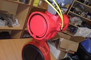 Затвор регулирующий DN200 Ду200 ЗПВС-FL(W)-3-200-mR-Е+Prisma-pa25+e/p positioner smc-IP6100