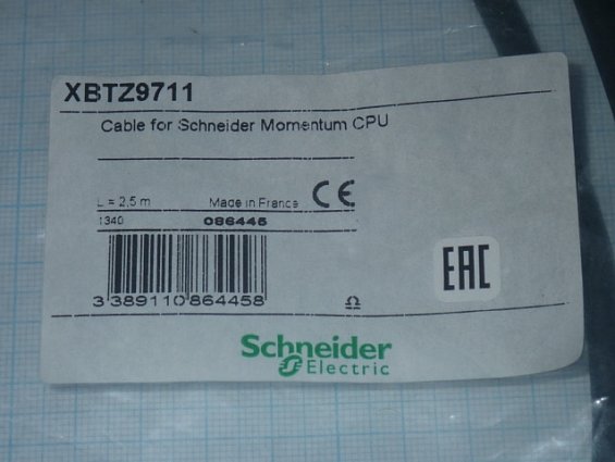 Кабель Schneider Electric XBTZ9711 2.5m