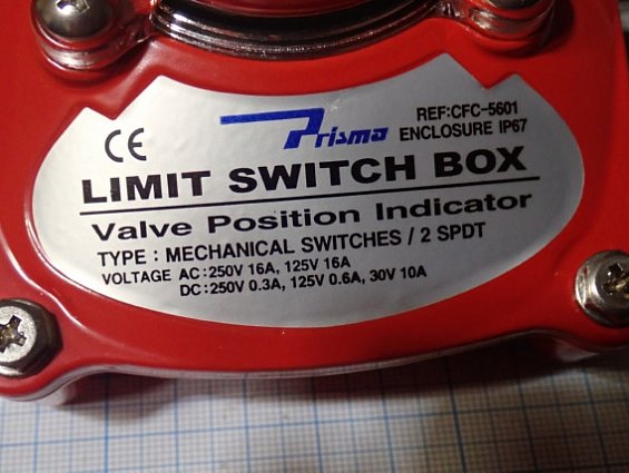Блок концевых выключателей CFC-5601 LIMIT SWITCH BOX Valve Position Indicator для пневмоприводов PRI