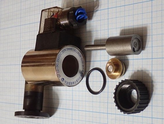Катушка соленоид MFZ2-3C 24VDC диаметр внутренний Ф22мм 30N 3mm