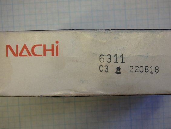 Подшипник NACHI-FUJIKOSHI 6311-C3 MADE IN JAPAN