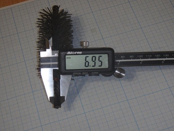 Щетка-ерш стальной Д44х100х160х3.0х1.0мм D44х100х160х3.0х1.0mm диаметр-Ф44мм