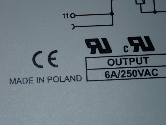 Реле relpol PI6-1P-230VAC/DC MADE IN POLAND