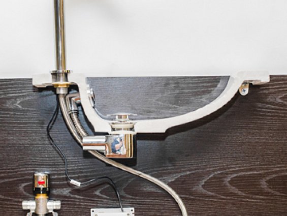 Автоматический термостатический смеситель KR532 12D, встроенные фильтр и обратные клапаны