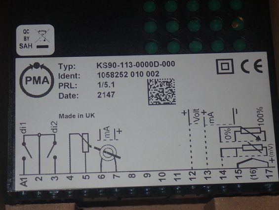 Регулятор PMA KS90-113-0000D-000 ВОДА