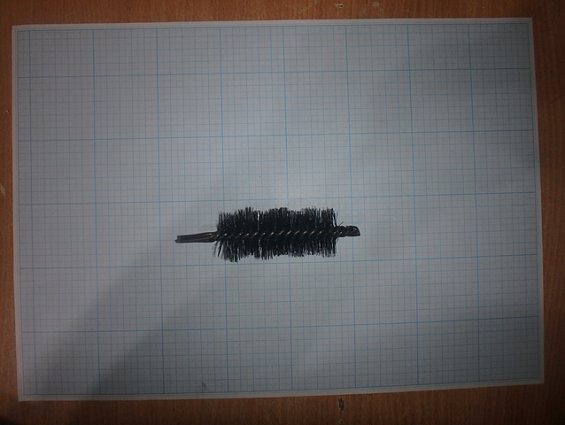 Щетка-ерш стальной Д35х75х120х3.0х0.30мм D35х75х120х3.0х0.30mm диаметр-Ф35мм длина ворса-75мм