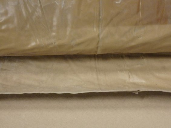 Резина сырая толщина 1,5мм ширина 670мм цвет желтый смесь резиновая каландрованная пищевая