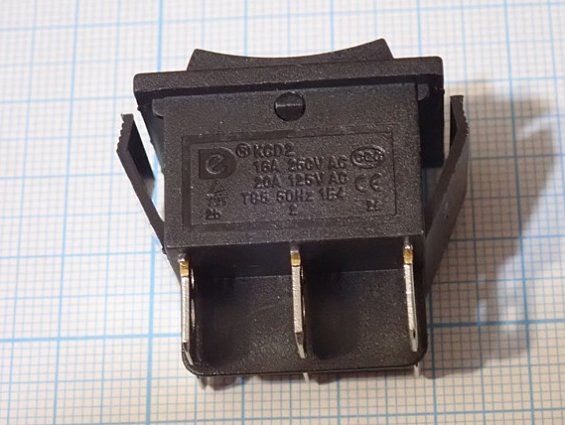 Переключатель DAIER KCD2-203 ON-OFF-ON 16A 250VAC