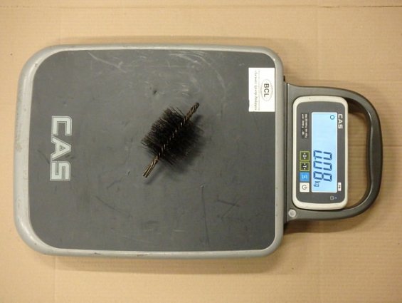 Щетка-ерш стальной Д74х90х140х3.0х0.3мм D74х90х140х3.0х0.3mm диаметр-Ф74мм длина ворса-90мм длина об