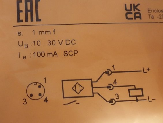 Датчик индуктивный ifm IE5090 IEB3001-BPKG/US-100 Made in Germany