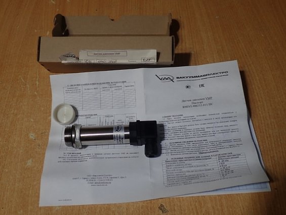 Датчик давления VMP-ДИ-1140-60кПа-0,25% ОМ30х2 0...60кПа 4-20mA 10-37В IP65 ВакууммашЭлектро