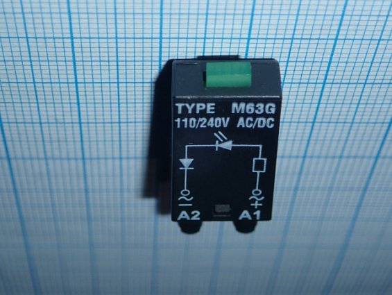 Модуль сигнализации M63G 110/240V AC/DC БЫВШИЙ В УПОТРЕБЛЕНИИ технически исправен