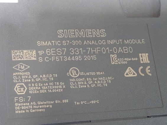 Модуль SIEMENS 6ES7 331-7HF01-0AB0