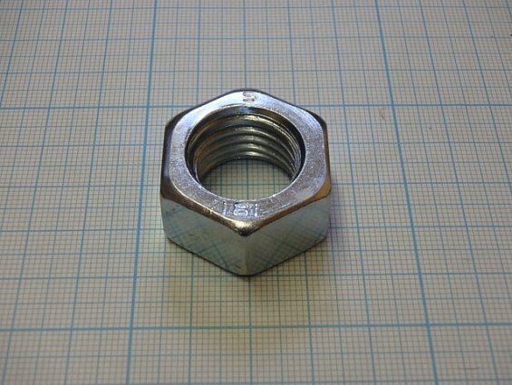 Гайка М20 стальная шестигранная высокопрочная оцинкованная ГОСТ 5927 Кл.8,8