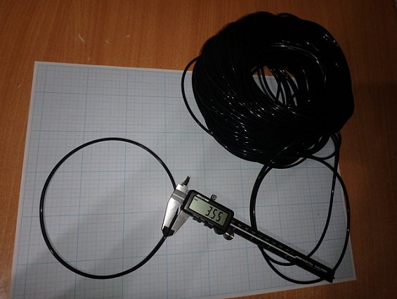 Кольцо 152.50-3.55 152.5х3.55 OR nbr din3771 диаметр внутренний Ф152.5мм