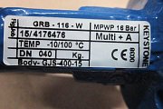 Затвор Keystone Butterfly valve DN40 grb-116-w температура -10С+100С
