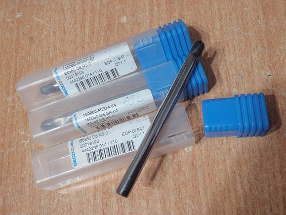 Фреза цельная концевая SECO 150060-mega-64 Ф6х80 d6 L2=80 R3.0 00019198 4442296-014-110 edp-07947