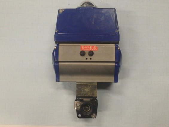 Кран шаровый муфтовый PSTFTGVA KPN 316L 07XV-0103 DN25 PN65 двухпозиционный