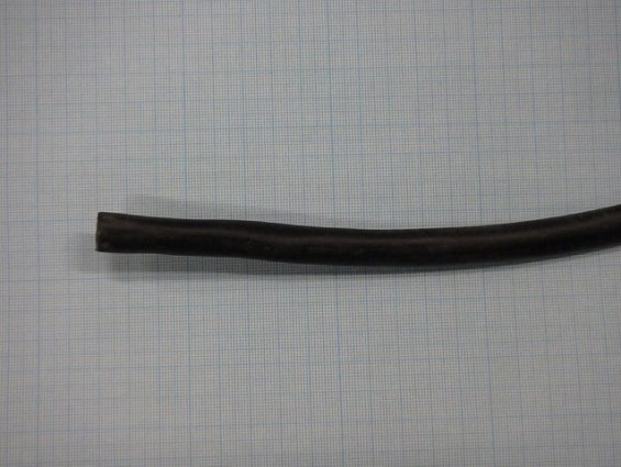 Трубка резиновая 8х2мм 1-1С диаметр наружный Ф8мм толщина стенки 2мм ГОСТ5496-76