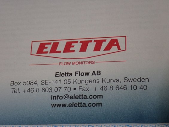 Расходомер ELETTA S05-GL15-R Water 130011015R 2-10 l/min 16bar 5% IP43 0...+90C стрелочный индикатор