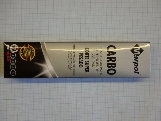 Паста полировальная Marpol CARBO 11577 предварительная грубая светло-серый брусок