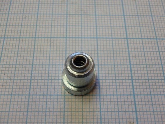 Пресс-масленка заколачиваемая воронкообразная 8х10мм D1A прямая круглая