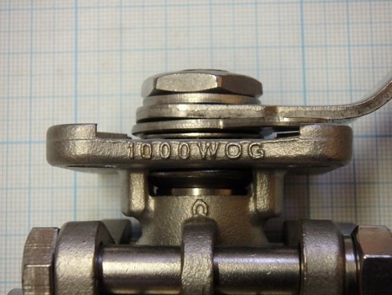 Кран шаровый шаровой GENEBRE 2026-05 DN20 G3/4" PN63 AISI316 Tmax=+180C ISO-фланец F04-F05