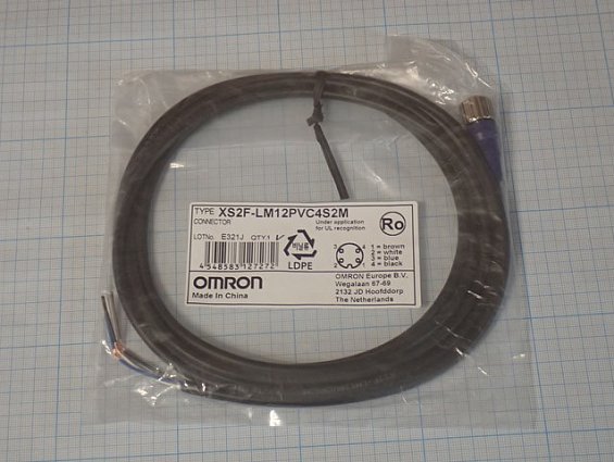 Кабель OMRON XS2F-LM12PVC4S2M