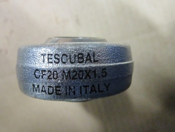 Наконечник штока пневмоцилиндра 1320.100.32F Ф100мм и Ф80мм М20х1.5мм сферический шарнир СF20