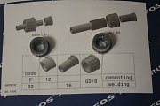 Соединение GRUNDFOS 95730726 PVC-F pipe cement d.12mm переходник комплект