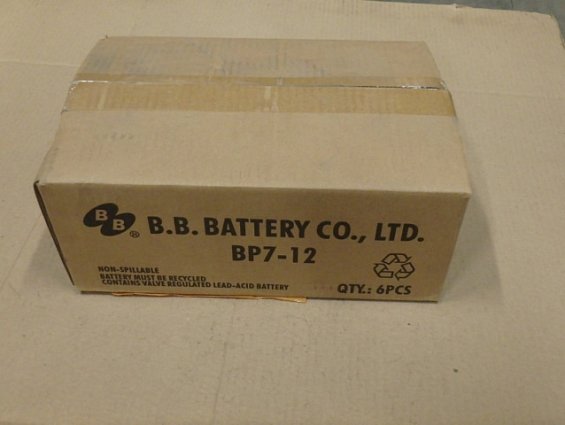 Аккумуляторная батарея B.B.BATTERY BP7-12 12V 7Ah