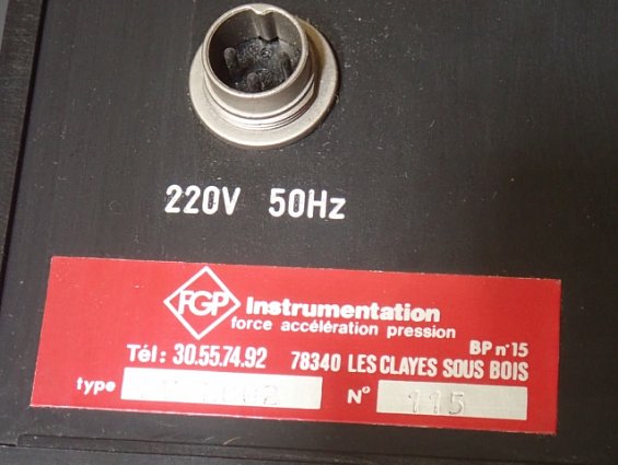 Прибор FGP Instrumentation BV-2002 220V 50Hz force acceleration pression